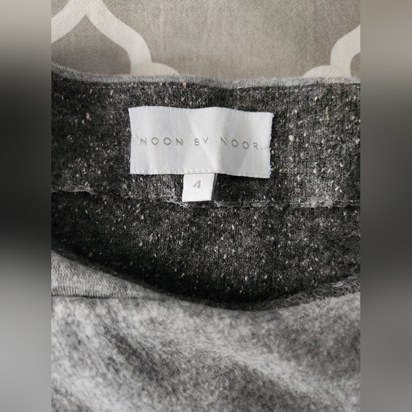 *Noon by Noor Gray Wool Blend Long Sleeve Sweater Women's Size 4 - Picture 4 of 7